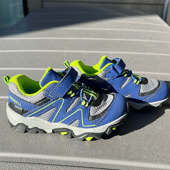 Merrill kids Trail Quest Blue/Green - Picture 4 of 5